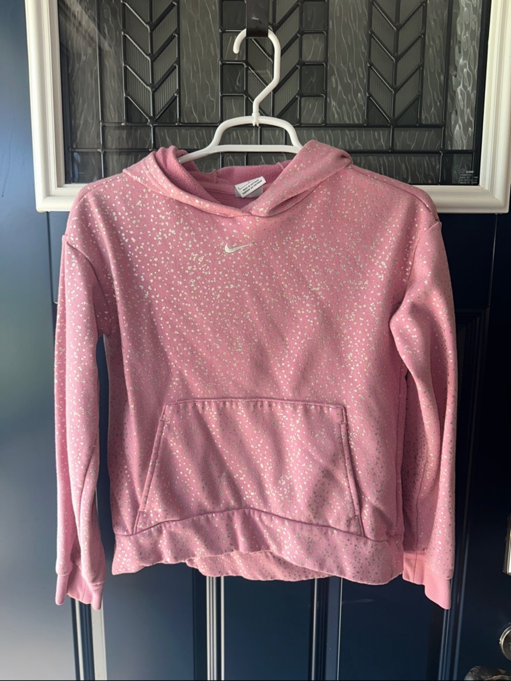 Nike Pink Speckle Pullover Hoodie